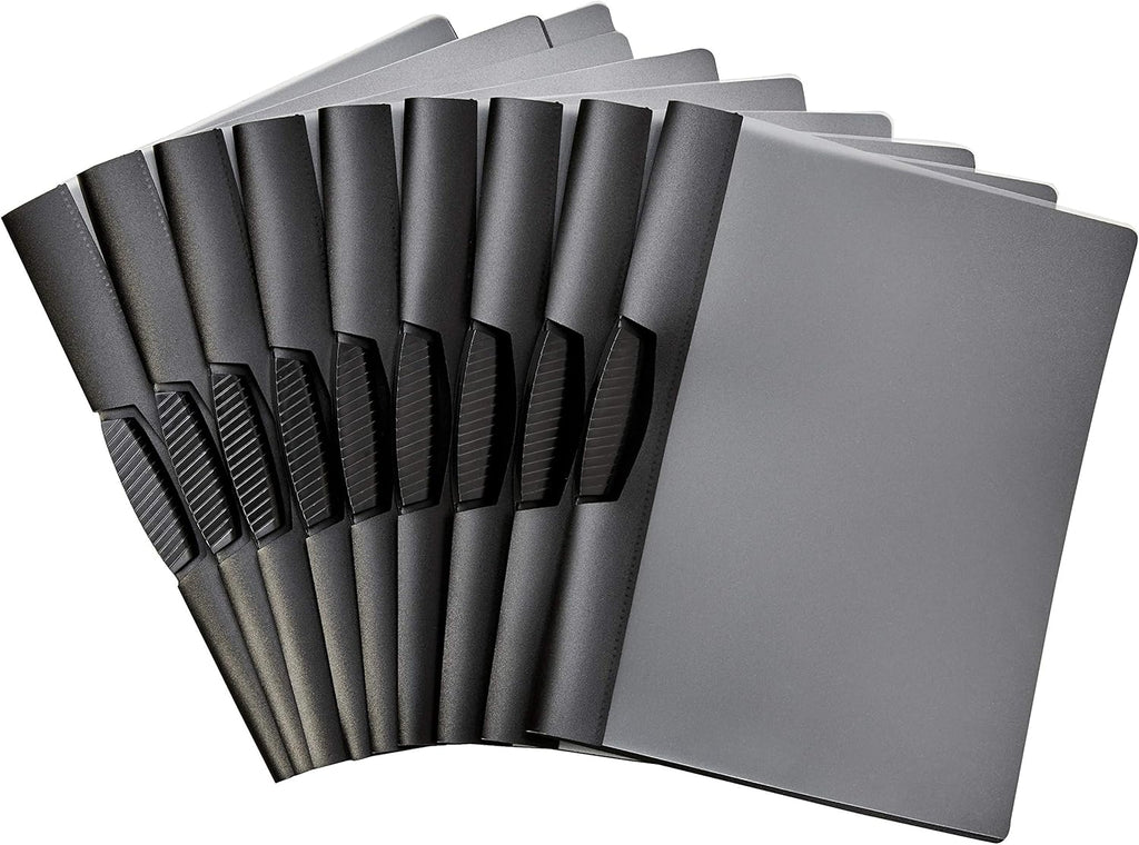 Amazon Basics Report Cover with Clip, Presentation Folders, Pack of 100, 9 x 10.5 inches