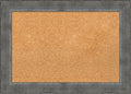 Amanti Art Natural Cork Board for Wall, 20x28 Vision Board with Silver Wood Frame, Medium Corkboard Office Decor for Home Organization, Casual Corkboard Pinboard to Display Items for Home