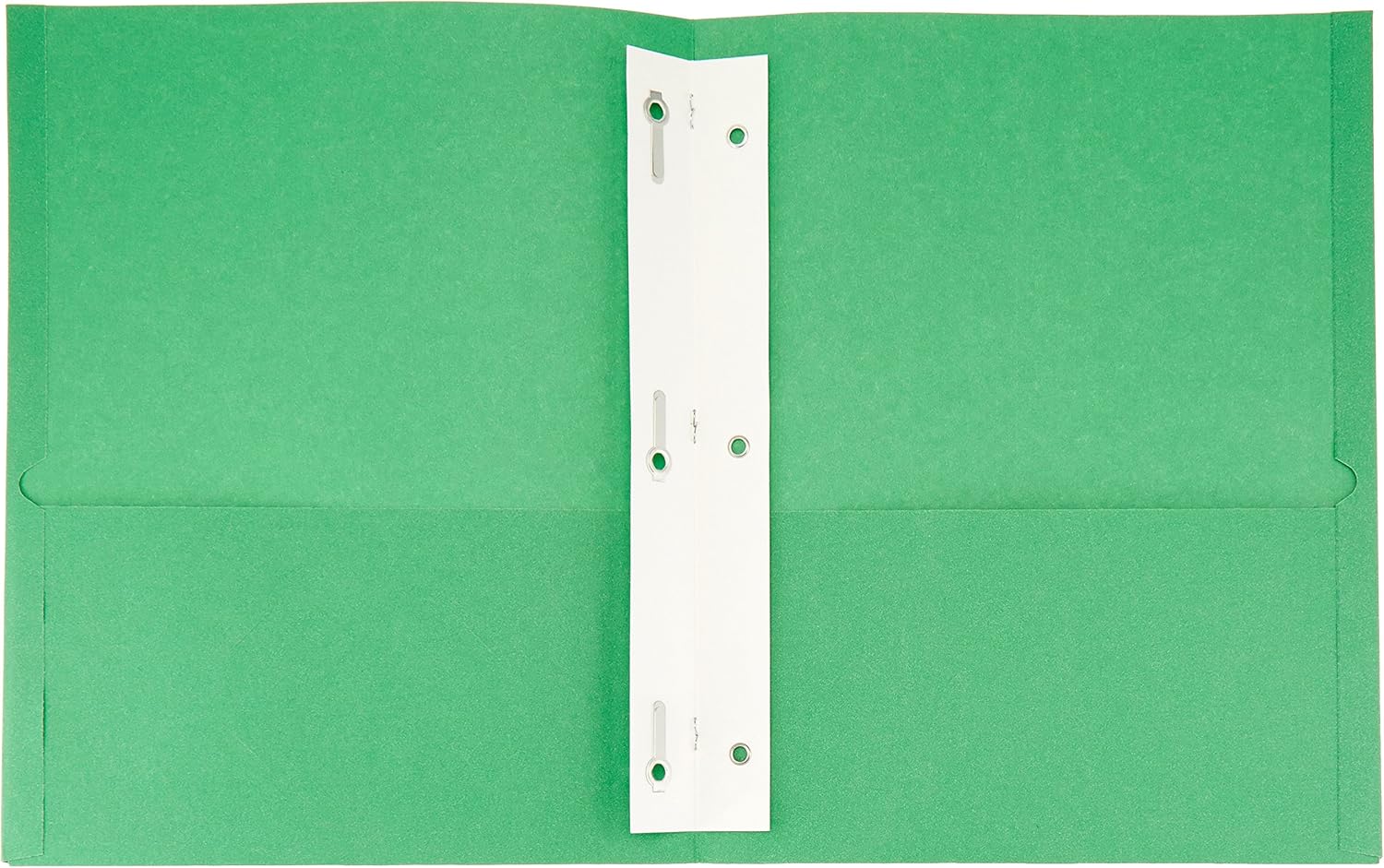 Amazon Basics Twin Pocket File Folders with Fasteners, 25-Pack, Letter, Assorted