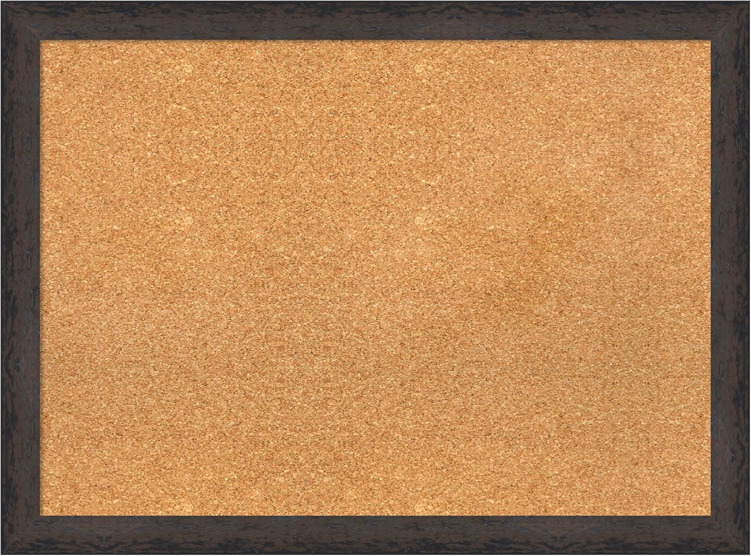 Amanti Art Natural Cork Board for Wall, 23x31 Vision Board with Black Wood Frame, Medium Corkboard Office Decor for Home Organization, Modern Contemporary Corkboard Pinboard to display items for home