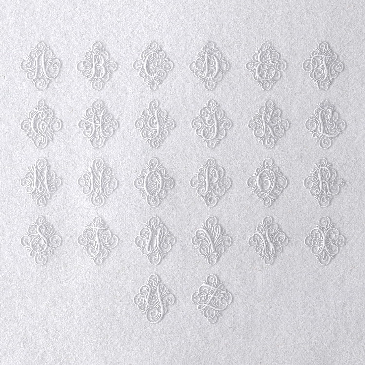 Book Embosser Personalized with Fancy Monogram Initial in Center, Custom Round Library Book Embossing Tool, Teacher School Book Stamp, Ex Libris Embosser, Gift for Book Lover
